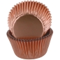 Preview: Cupcake Backförmchen - Metallic Rose Gold